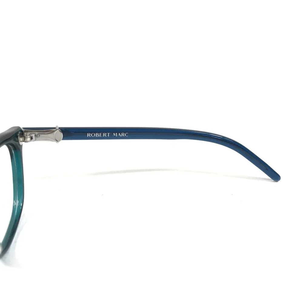 Robert Marc Eyeglasses Frames 847 281 Blue Green Square Full Rim 50-15-140